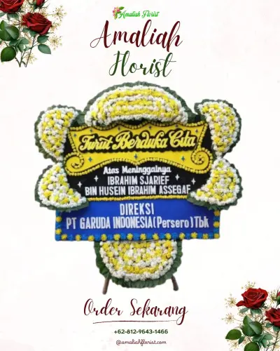 Papan Bunga Duka di Bodas